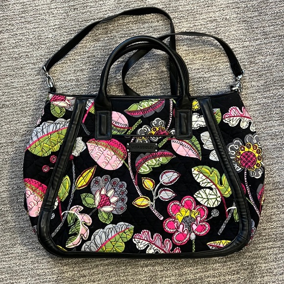 Vera Bradley Bags Vera Bradley Trapeze Tote Wleather Handles And